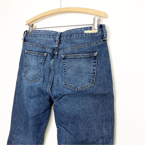 Anthropologie Pilcrow the letter press, button, fly, ankle cropped flared jeans - Picture 4 of 11